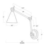 Product Image 2 for Sal Task Sconce from Regina Andrew Design